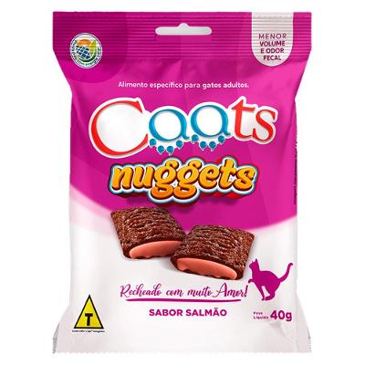 Nuggets Caats para Gatos Sabor Salmão - 40g