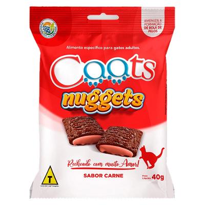 Nuggets Caats para Gatos Sabor Carne - 40g
