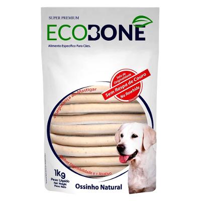 Palito Ecobone Natural 15 mm para Cães - 1 Kg
