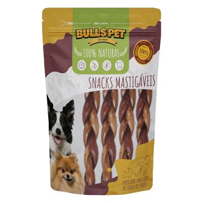 Petisco Bulls Pet Trança Esôfago Suíno para Cães - 4 Unidades