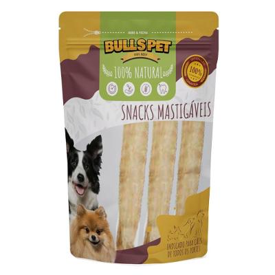 Petisco Bulls Pet Tubinho Traquéia Suína para Cães - 3 Unidades