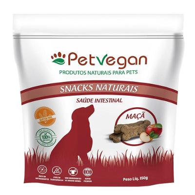 Petisco PetVegan para Cães Adultos Sabor Maçã - 150g