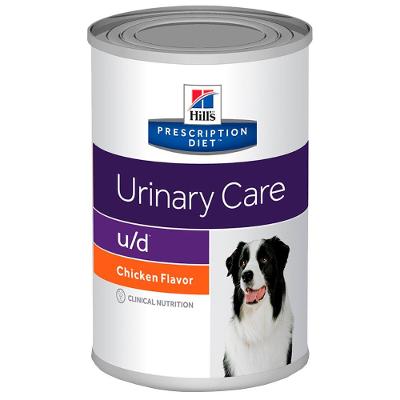 Ração Úmida Hill's Prescription Diet Lata u/d Cuidado Urinário para Cães Adultos - 370 g