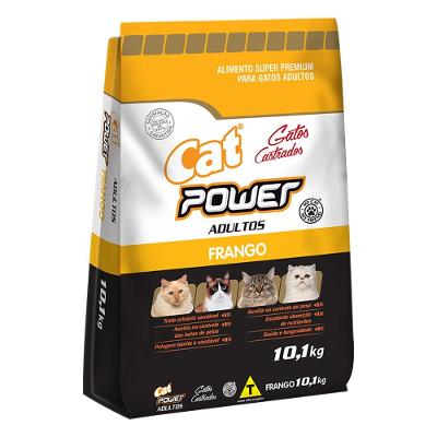 Ração Cat Power Frango para Gatos Castrados Adultos - 10,1 Kg