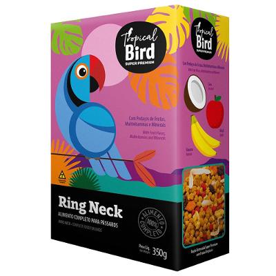Ração Extrusada Tropical Bird Super Premium com Frutas Tropicais para Ring Neck - 350 g