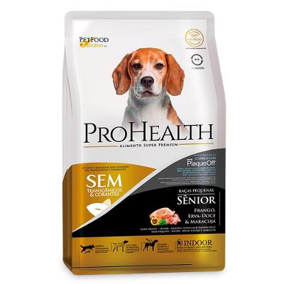 Ração  Seca  Super Premium Sênior Frango Erva-Doce e Maracujá para Cães Idosos Pote Pequeno