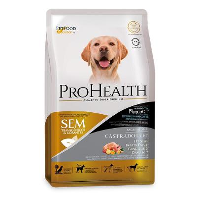 Ração  Seca  Super Premium Light Frango Batata Doce Gengibre e Damasco para Cães Castrados Porte Médio