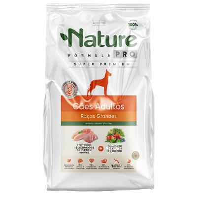 Ração Seca Alinutri Nature Fórmula Pro para Cães Adultos Raças Grandes - 15 Kg