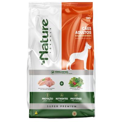 Ração Seca Alinutri Nature Fórmula para Cães Adultos Raças Grandes - 15 Kg