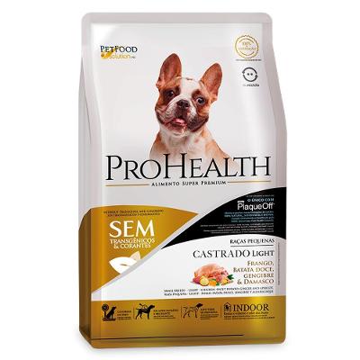 Ração Seca  Super Premium Light Frango Batata Doce Gengibre e Damasco para Cães Castrados Porte Pequeno