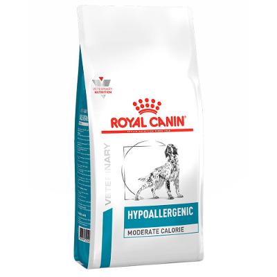 Ração Royal Canin Veterinary Hypoallergenic Moderate Calorie para Cães Adultos - 10,1 Kg
