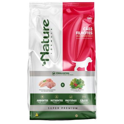 Ração Seca Alinutri Nature Fórmula para Cães Filhotes Raças Pequenas e Médias -15 Kg