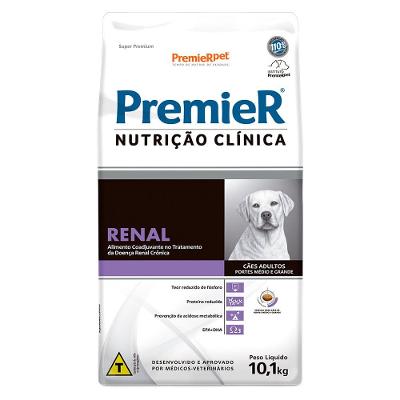 Ração Premier Nutrição Clínica Renal para Cães Adultos Médio e Grande Porte 10,1 Kg