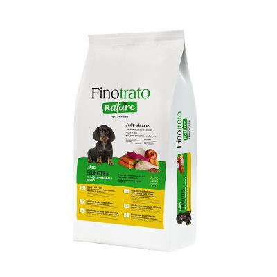 Ração Seca Finotrato Nature para Cães Filhotes Raças Pequenas e Médias - 1 Kg