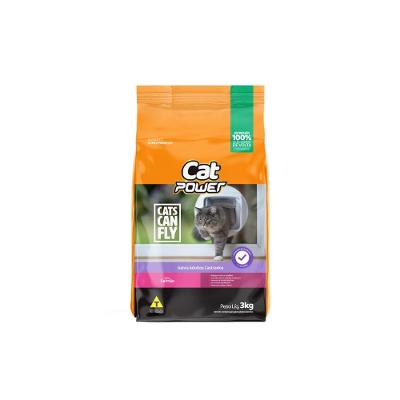 Ração Seca Cat Power Cats Can Fly Salmão para Gatos Castrados Adultos - 3 Kg