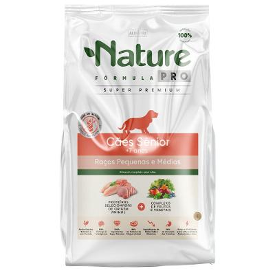 Ração Seca Alinutri Nature Fórmula Pro para Cães Sênior Raças Pequenas e Médias com 7 Anos ou Mais