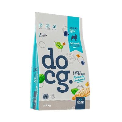 Ração Seca docg. Frango com Batata Doce para Cães Adultos Micro e Pequeno Porte - 2,5 Kg