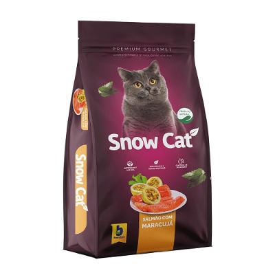 Ração Seca Snow Cat Salmão com Maracujá para Gatos Adultos - 20 Kg