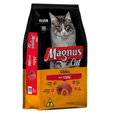 Ração Seca Magnus Cat Carne para Gatos Adultos - 1 Kg