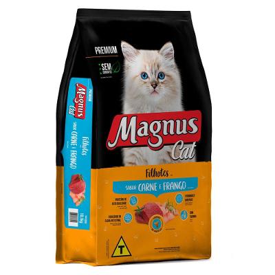 Ração Seca Magnus Cat Carne e Frango para Gatos Filhotes - 10,1 Kg