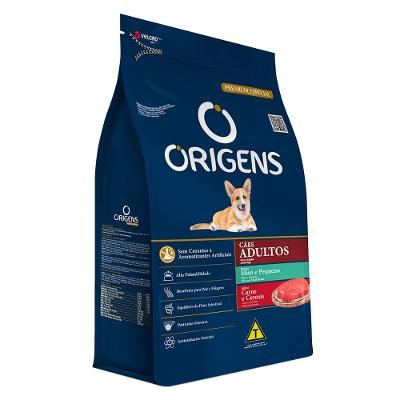 Ração Seca Origens Premium Especial Carne e Cereais para Cães de Porte Mini e Pequeno - 10,1 Kg