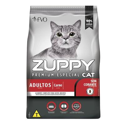 Ração Seca Zuppy Carne para Gatos Adultos - 10,1 Kg
