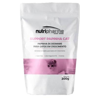 Suplemento Vitamínico Nutripharme Support Papinha de Desmame para Gatos - 300 g