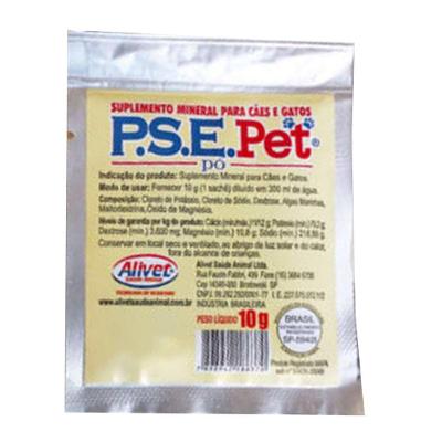 Suplemento Mineral Alivet P.S.E. Pet pó - 10 g