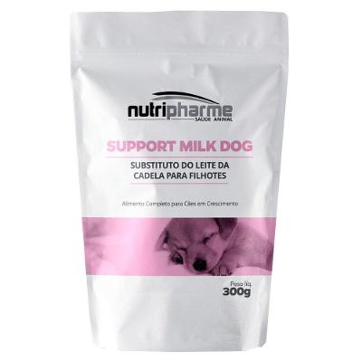 Suplemento Vitamínico Nutripharme Support Milk Dog para Cães Filhotes - 300 g