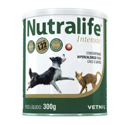 Suplemento Vitamínico Vetnil Nutralife Intensiv Hipercalórico para Cães e Gatos - 300 g