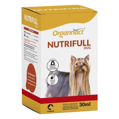 Suplemento Vitamínico Organnact Nutrifull Pet Frasco - 30 mL