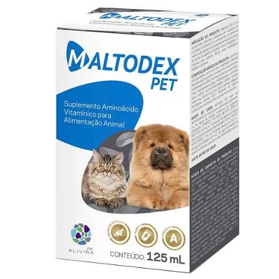 Suplemento Alivira Maltodex Pet para Cães e Gatos - 125 mL
