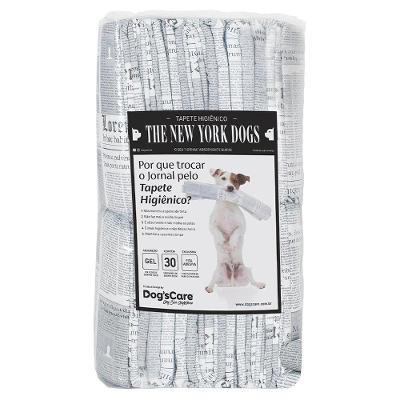 Tapete Higiênico Dog's Care The New York Dogs Grande - 30 Unidades