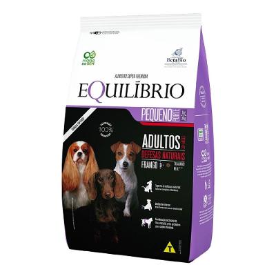 Ração Seca Equilíbrio Frango para Cães Adultos de Porte Pequeno - 2,5 Kg