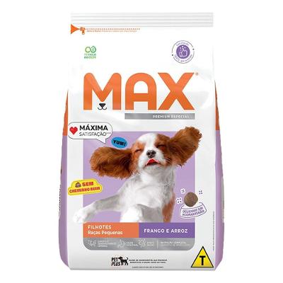 Ração Seca Max Frango e Arroz para Cães Filhotes de Porte Pequeno - 10,1 Kg