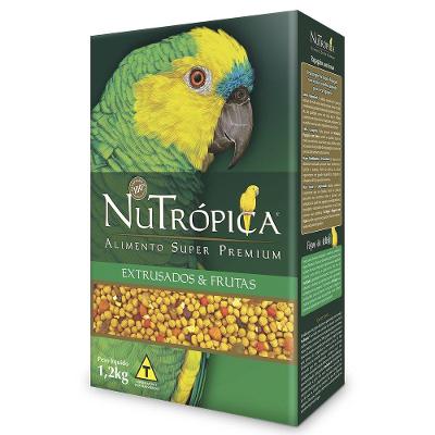 Ração Nutrópica com Frutas para Papagaios - 1,2 Kg