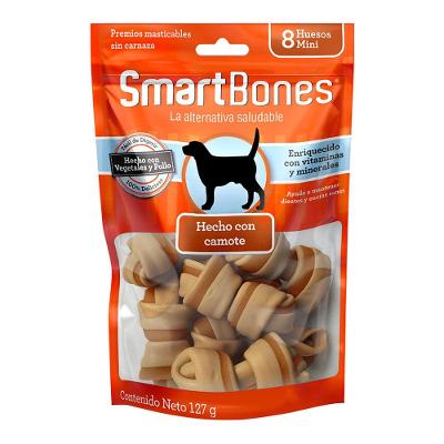 Ossinhos Mini SmartBones Batata Doce para Cães - 8 Unidades