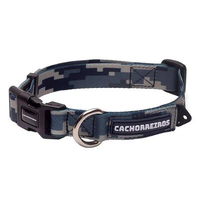 Coleira Camuflada Cinza para Cães - Tam. P