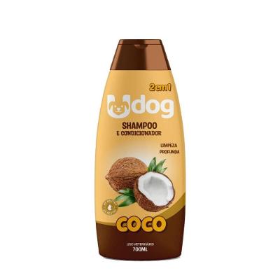 Shampoo e Condicionador Udog Coco para Cães - 700 mL