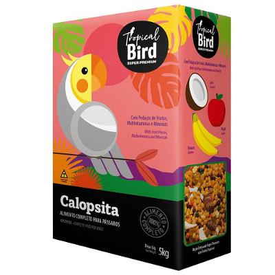 Ração Extrusada Tropical Bird Super Premium com Frutas Tropicais para Calopsita - 5 Kg