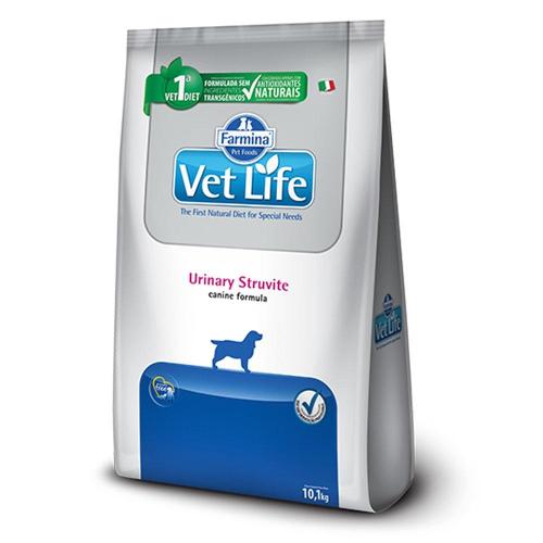 Ração Farmina Vet Life Natural Urinary Struvite para Cães Adultos com Distúrbios Urinários - 10,1 Kg