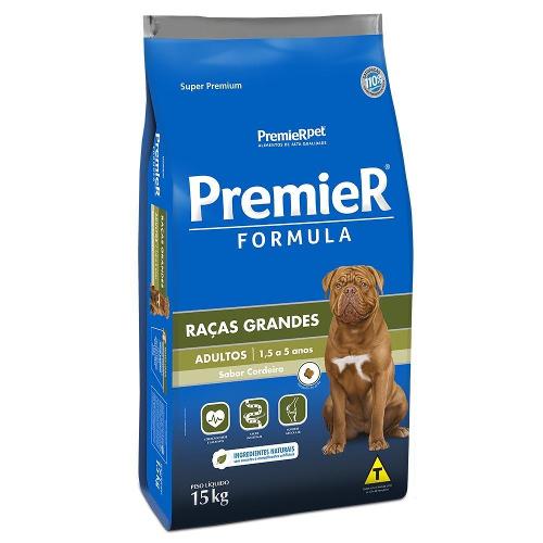 Ração Premier Formula Carne de Cordeiro para Cães Adultos de Raças Grandes e Gigantes - 15 Kg