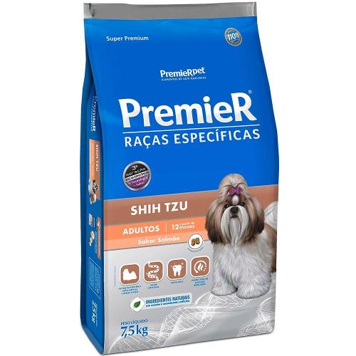 Ração Premier Pet Raças Específicas Salmão Shih Tzu Adulto - 7,5 Kg