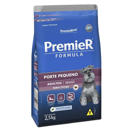 Ração Premier Formula Cães Adultos Raças Pequenas - 2,5 Kg