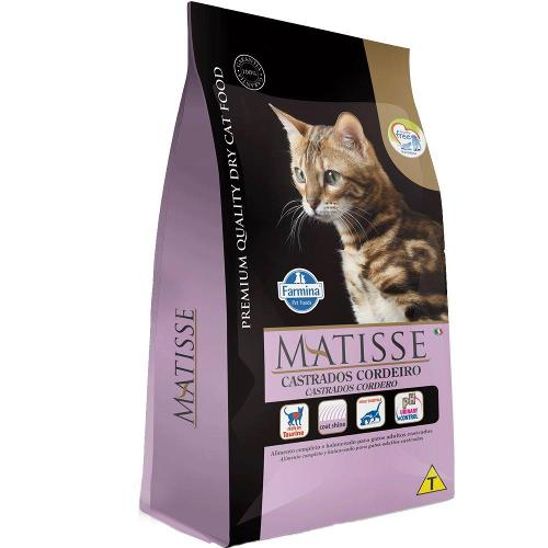 Ração Farmina Matisse Cordeiro Gatos Adultos Castrados- 2 Kg
