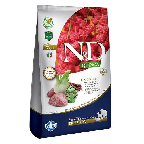 Ração Farmina N&D Quinoa Digestion Cordeiro para Cães Adultos de Todas as Raças - 10,1 Kg