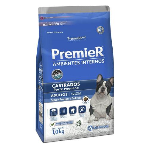 Ração Premier Pet Ambiente Interno Cães Castrados - 1 Kg