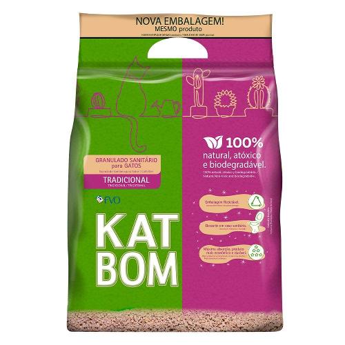 Granulado Sanitário Katbom Natural para Gatos - 3 Kg