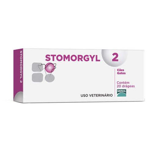 Antibiótico Merial Stomorgyl 2 para Cães e Gatos - 20 Comprimidos
