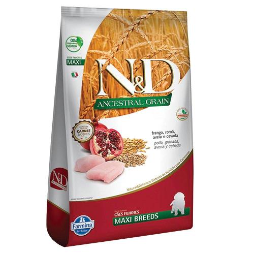Ração Farmina N&D Ancestral Grain Frango Cães Filhotes Raças Grandes - 10,1 Kg